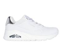 Skechers Uno Sportschuhe EU 41 White Durabuck / Silver Duraleather / Mesh Trim
