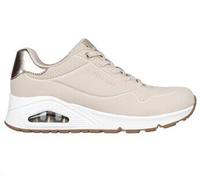 SKECHERS Damen Freizeitschuhe UNO-SHIMMER AWAY Beige - Gr. - 42