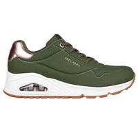 SKECHERS Damen Freizeitschuhe UNO-SHIMMER AWAY OLIVE - Gr. - 42