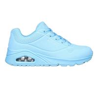 Skechers Damen Uno Stand On Air Sneakers, Light Blue Durabuck Mesh, 38 EU
