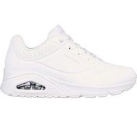Skechers Sneaker Street Uno - Stand on Air, im schlichten Look 39, EURO-Größen weiß Damen Schnürhalbschuh Halbschuhe 39, EURO-Größen weiß