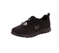 Skechers Damen Ghenter Bronaugh Sneaker, Black Mesh Water And Stain Repellent Treatmen, 35 EU