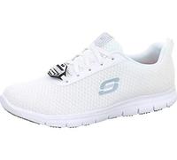 Skechers Damen Ghenter Bronaugh Sneaker, White Mesh Water And Stain Repellent Treatmen, 38 EU