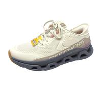 Skechers Damen Glide-Step Altus Turnschuhe, Natural Synthetic/Mesh/Gray Trim, 38 EU