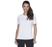 Skechers Damen Go Dri Swift Tee, Weiss/opulenter Garten, Groß