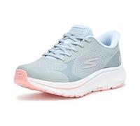 Skechers Damen Go Run Consistent 2.0 Captiva Sneaker, Gray Textile/Lt.Blue Trim, 37 EU