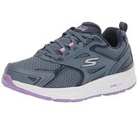 Skechers Damen Go Run Consistent Sneaker, blau/violett, 37 EU Weit
