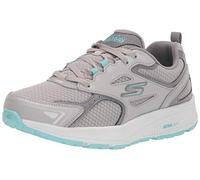 Skechers Damen-Sneaker Go Run Consistent Grau/Türkis Weit Größe 38 EU
