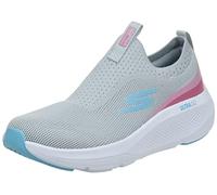 Skechers Damen GO Run Elevate Knit Slip ON Sneaker, Grau/Pink, 38 EU