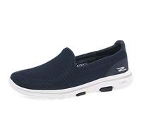 Skechers Damen Go Walk 5 Sneakers, Navy Textile White, 36 EU