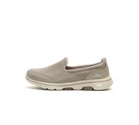 Skechers Damen Go Walk 5 Sneakers, Taupe Textile Trim, 38.5 EU