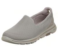 Skechers Slip-On Sneaker Go Walk 5, mit Air Cooled Goga Mat 39, EURO-Größen grau Damen Slip ons Slipper Schuhe 39, EURO-Größen taupe