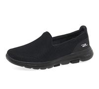 Skechers Damen Go Walk 5 Trainers, Black Textile/Trim, 38 EU