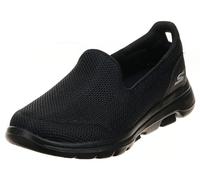 Skechers Damen Go Walk 5 Trainers, Black Textile/Trim, 40 EU
