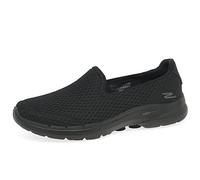 SKECHERS 124508/BBK Go Walk 6-Big Splash Damen Sneaker Slipper Turnschuhe Low-Cut schwarz Schwarz 38
