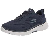 Skechers GO WALK 6 - Bold Vision Sneaker in Blau/Weiss, Größe 37.5, Vegan
