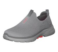Skechers Damen Go Walk 6 Glimmering Sneaker, Gray Textile Coral Trim, 36 EU