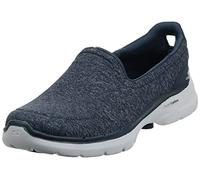 Skechers Damen GO Walk 6 Grand Horizon Sneaker, Navy, 39 EU