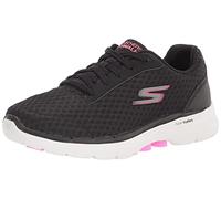 Skechers Damen Go Walk 6 - Iconic Vision Sneaker, Schwarz Pink, 37 EU