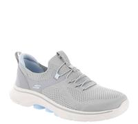 Skechers Damen Go Walk 7 Abie Sneaker, Grau/Hellblau, 40 EU