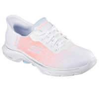 Skechers Go Walk 7 Schuhe weiß rosa Slip Ins 125250 - Größe 38