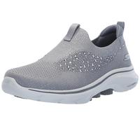 Skechers Damen Go Walk 7 Bling Sneaker, grau, 37.5 EU