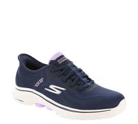 Skechers Damenschuhe GO Walk 7 Valin Marineblauer Textil-Lavendel Größe 39,5 EU