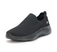 Skechers Damen GO Walk Arch FIT 2.0 Paityn Trainer, Black Textile/Trim, 37.5 EU