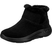 Skechers Damen Go Walk Arch Fit Cherish Sneaker, Black Suede, 41 EU
