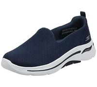Skechers Damen Go Walk Arch Fit Grateful Sneaker, Navy, 40.5 EU