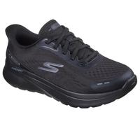 Skechers Damen Go Walk Arch Fit N-Joy Emory Sneaker, Black Textile/Black Trim, 39 EU
