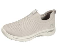 Skechers Damen Go Walk Arch Fit Sneaker, Taupe Textilbesatz, 40.5 EU