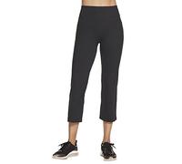 Skechers Damen Go Walk Crop hoher Taille Hose, Schwarz, XX-Large