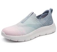 Skechers GO WALK Flex - Cali Sunset Shoes in Grau/Mint, Größe 43, Vegan