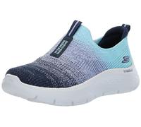 Skechers Damen Go Walk Flex Cali Sunset Sneaker, Marineblau/Türkis, 43 EU