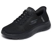 Skechers Damen Go Walk Flex Grand Entry Turnschuhe, Black Textile/Trim, 39 EU