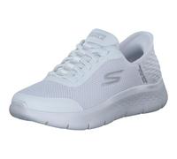 Skechers Damen Go Walk Flex Grand Entry Turnschuhe, White Textile/Trim, 41 EU