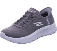 Skechers Damen Go Walk Flex Mali Sneaker, Charcoal Textile Trim, 41 EU