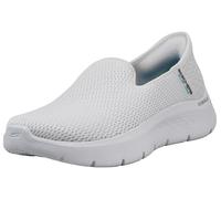 Skechers Damen Go Walk Flex Relish Slip-InTurnschuhe, Off White Textile/Trim, 36.5 EU