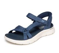 Skechers Damen Go Walk Flex Sandal Illuminate, Navy Textile, 42 EU
