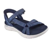 Skechers Damen Go Walk Flex Sandal Illuminate Slip-InTurnschuhe, Navy Textile, 35 EU