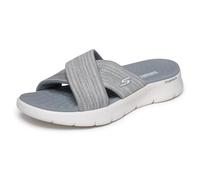 Skechers Damen Go Walk Flex Sandal Impressed, Grey Textile, 39 EU