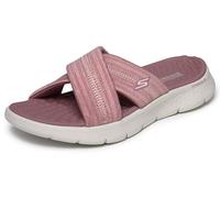 Skechers Damen Go Walk Flex Sandal Impressed, Mauve Textile, 35 EU