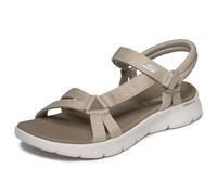 Skechers Damen Go Walk Flex Sandal-Sublime Sportsandale, Taupe, 39 EU