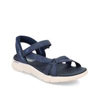 Skechers Damen Go Walk Flex Sandale, leuchtende, freihändige, zum Hineinschlüpfen, Fischerstil, Marineblau, 35 EU