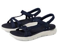 Skechers Damen GO Walk Flex Sandale Sublime, Navy Textile, 41 EU
