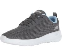 Skechers Damen Go Walk Joy 15601 Wide Wanderschuh, Grau/Blau, 38.5 EU Weit