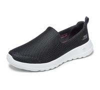 Skechers Damen Go Walk Joy Sneaker, Black Textile White Trim, 39 EU