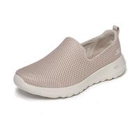 Skechers Damen Go Walk Joy Sneaker, Taupe Textile Trim, 37 EU