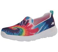 Skechers Damen GO Walk Joy TIE DYE Slip ON Sneaker, Weiß/Mehrfarbig, 37 EU